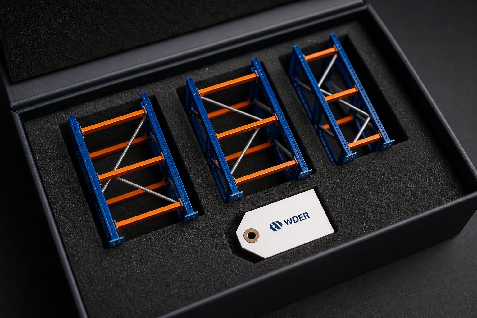 Miniature Gym Model Arrival and Unboxing Checklist — physical WDER mini gym model in a realistic setting with one natural brand mark.