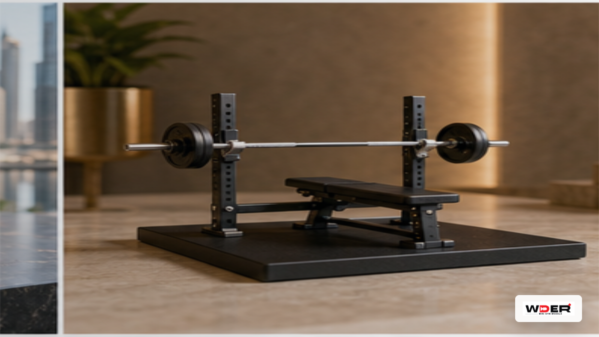 Mini Power Rack أم Mini Bench Press أم Mini Dumbbell Rack: أيها أنسب؟ - WDER Mini Gym localized blog cover