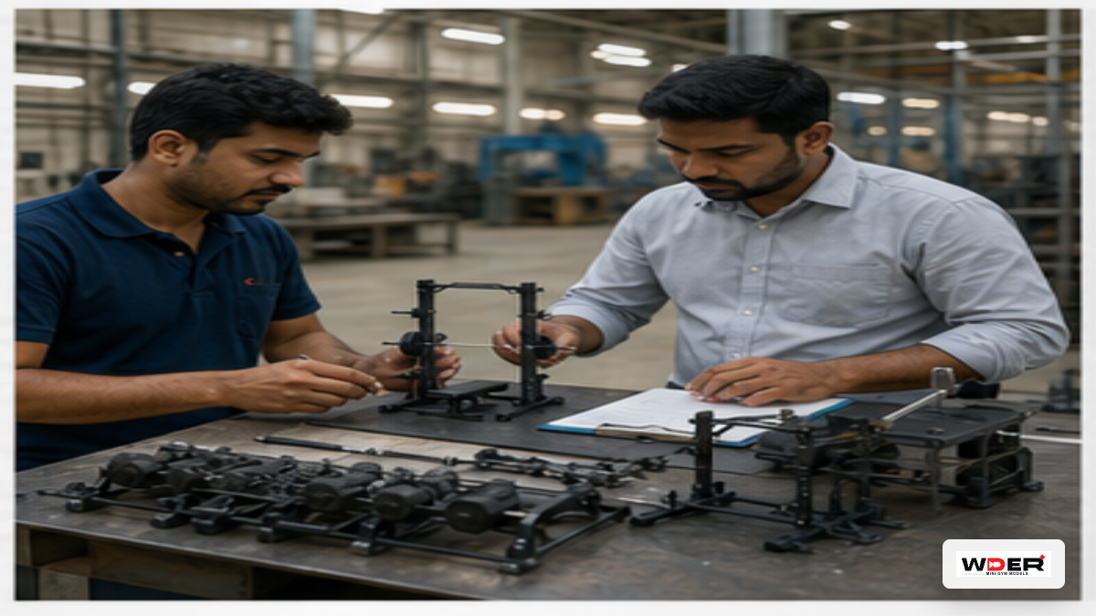 Premium Miniature Gym Equipment: material, scale, finish और packaging - WDER Mini Gym localized blog cover