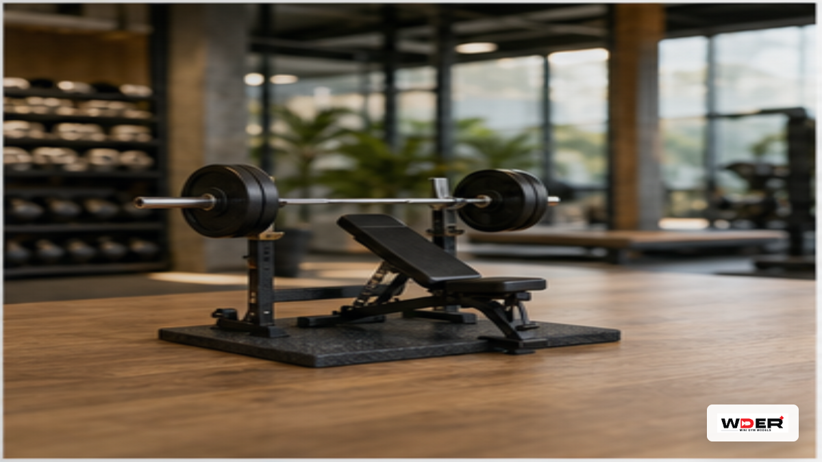 Mini Power Rack, Mini Bench Press ou Mini Dumbbell Rack: qual comprar? - WDER Mini Gym localized blog cover