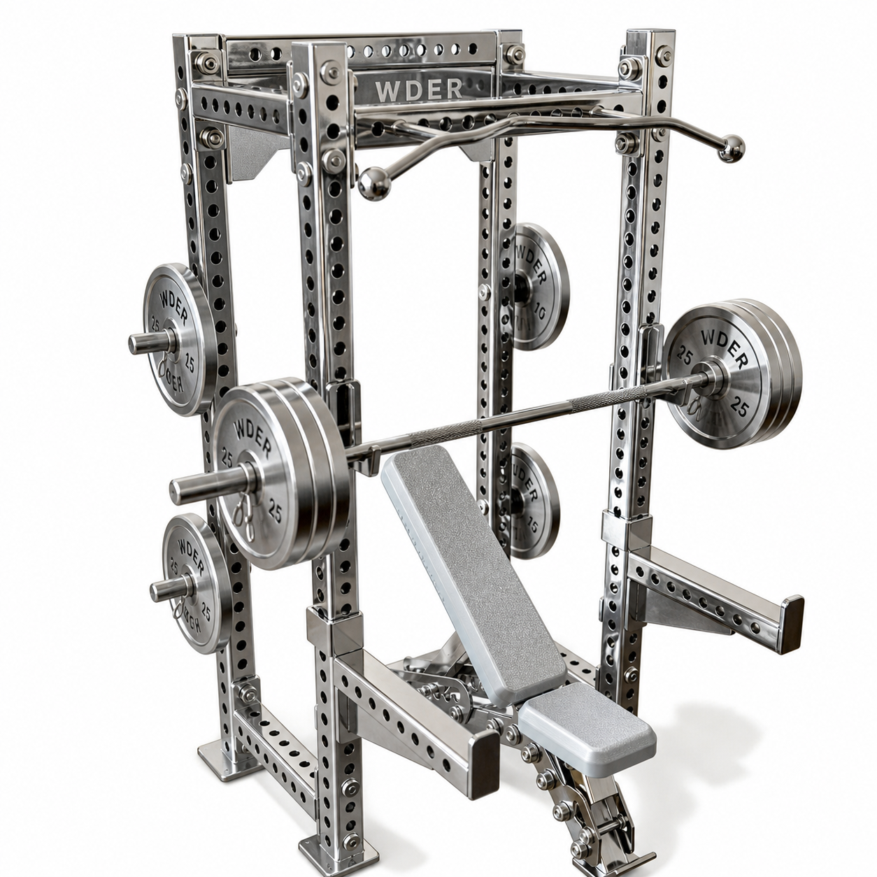 محتوى Reels للنادي باستخدام Mini Gym Model - WDER mini gym model محتوى visual with one natural display-card logo